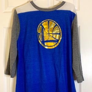 Golden State Warriors Women's 3/4 Sleeve Shirt XXL